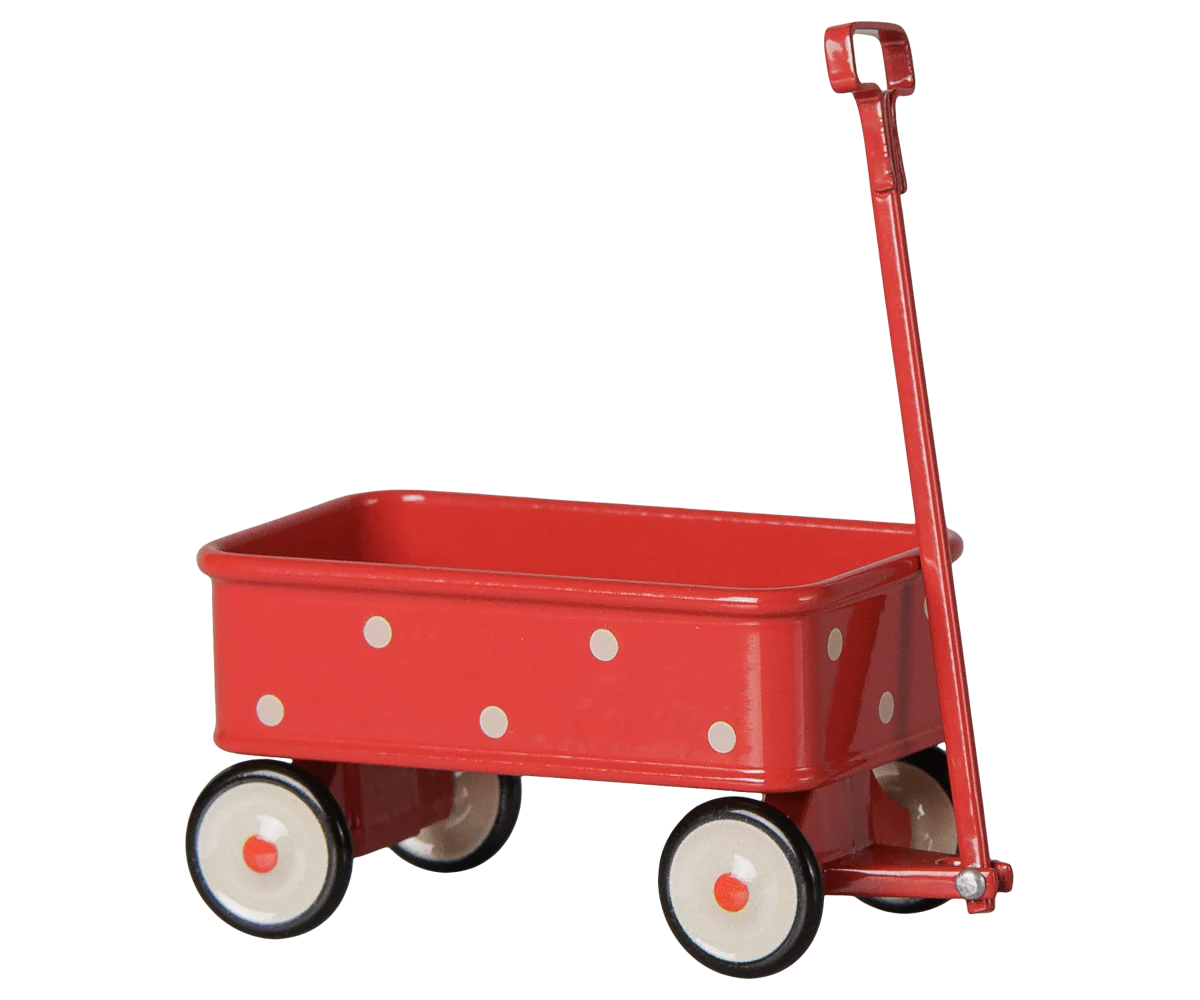 Maileg Mouse Wagon, Red
