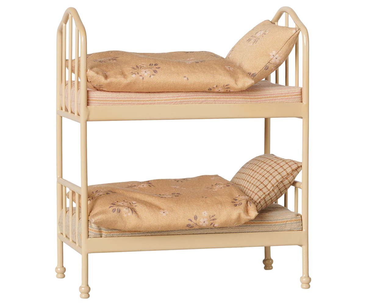 Maileg Mouse Bunk Beds, Wheat