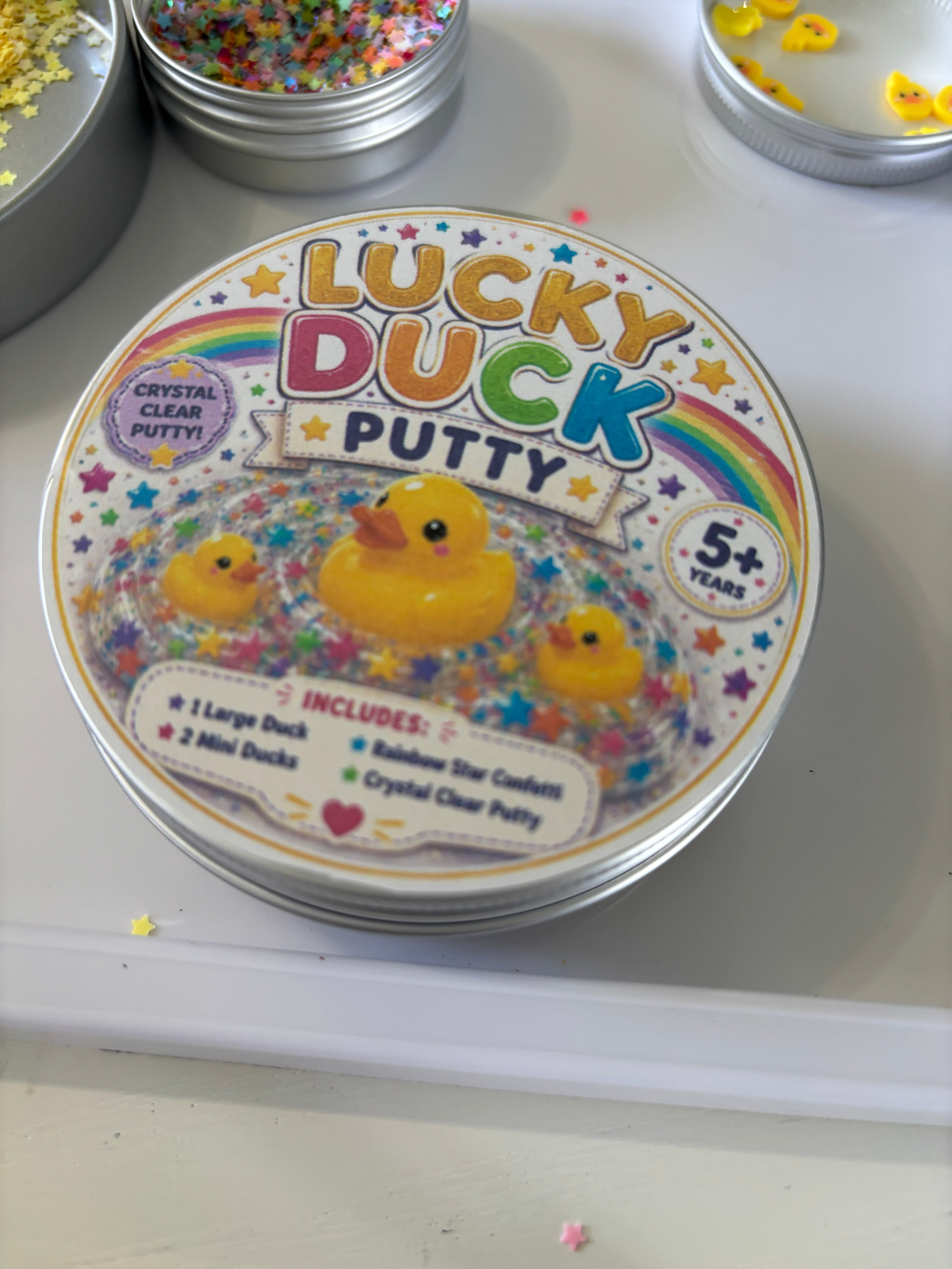 Lucky Duck Clear Putty Small Tin