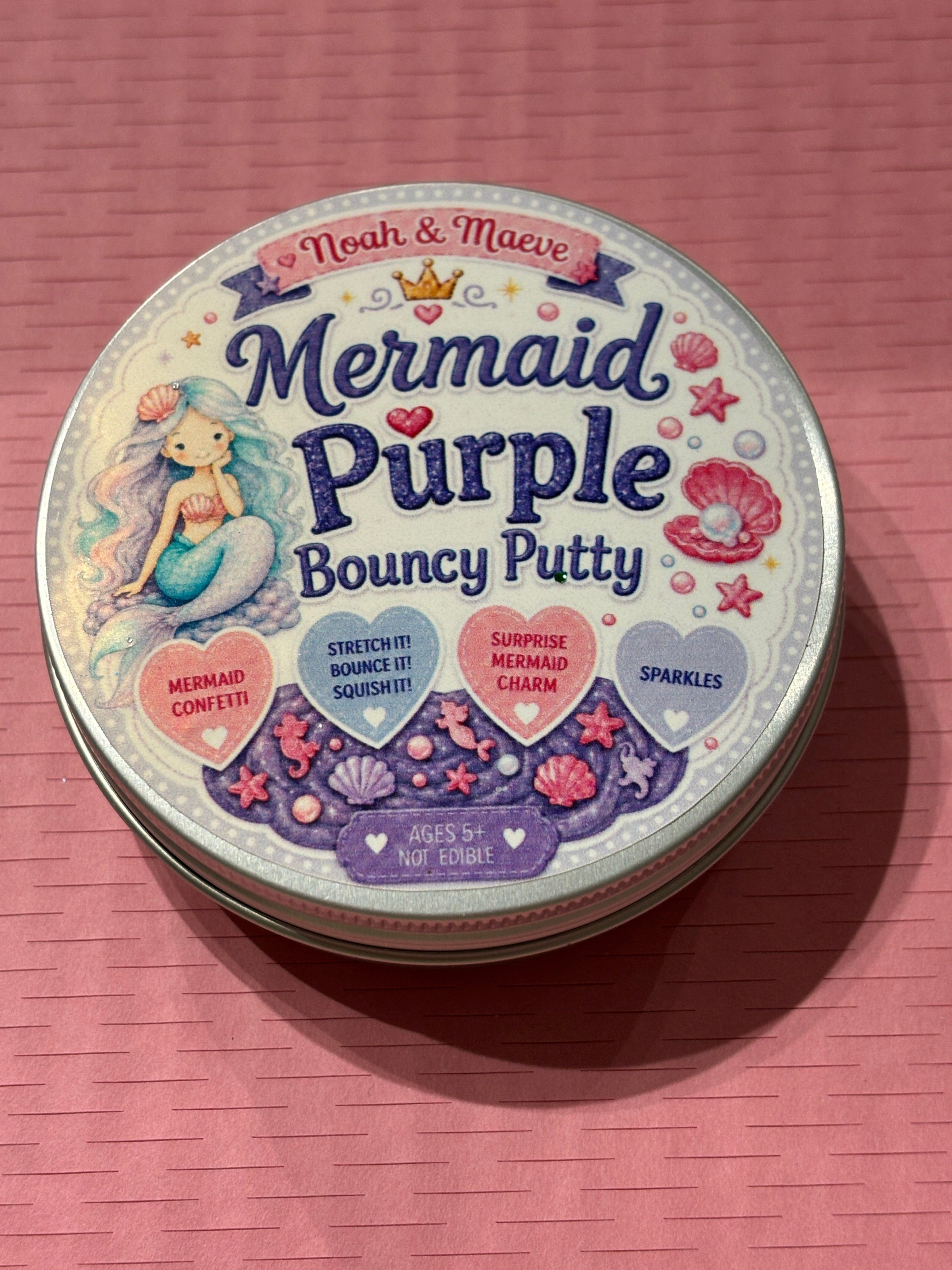 Mermaid Bouncy Putty Large