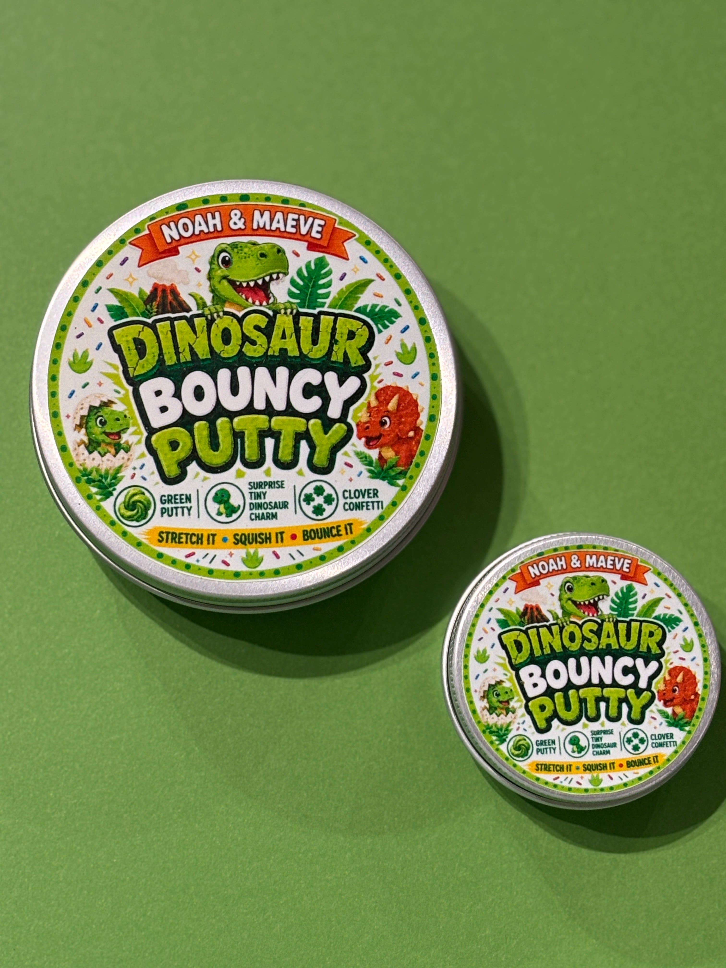 Dinosaur Bouncy Putty Small Tin