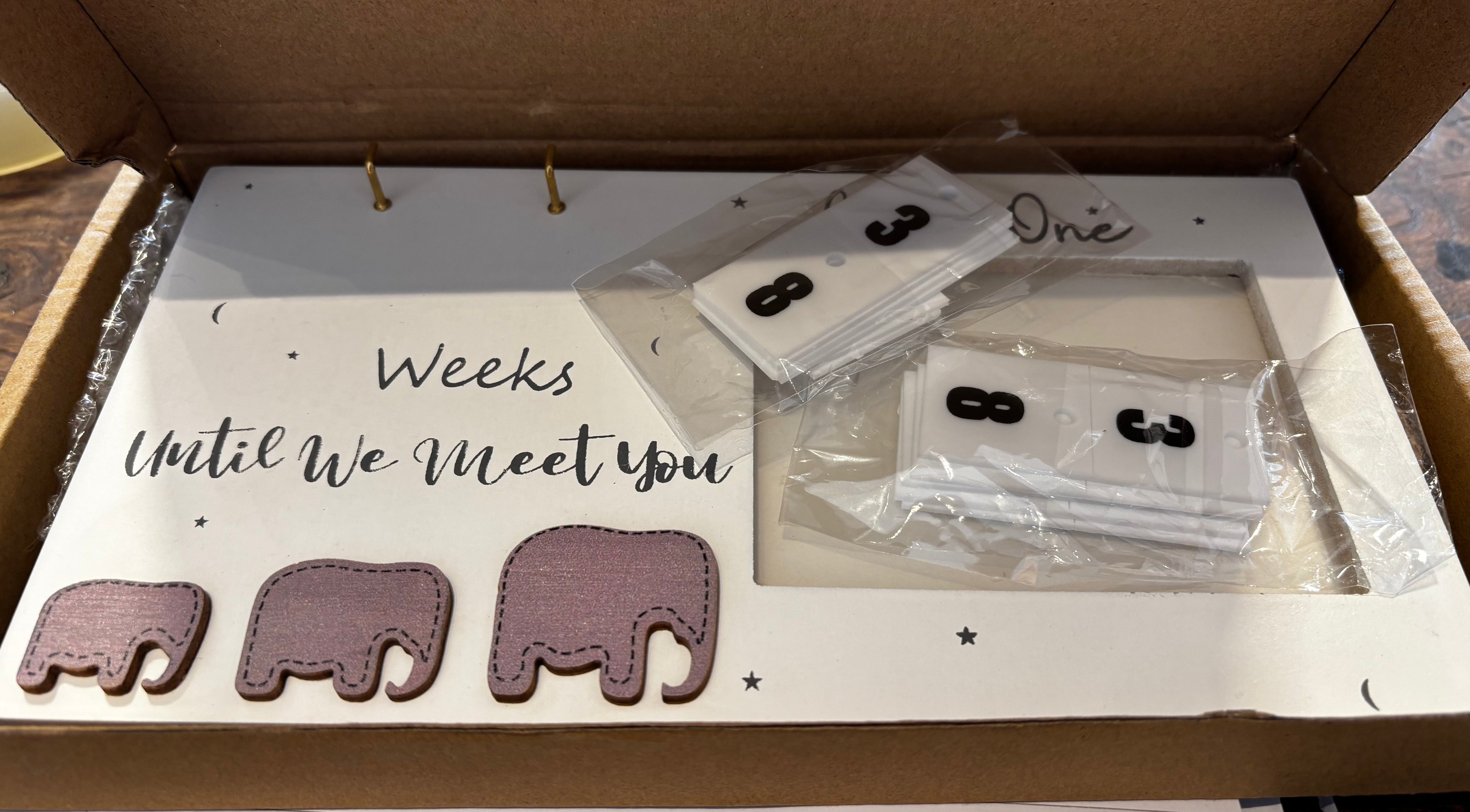 Wooden Children's Memory Photo Frame