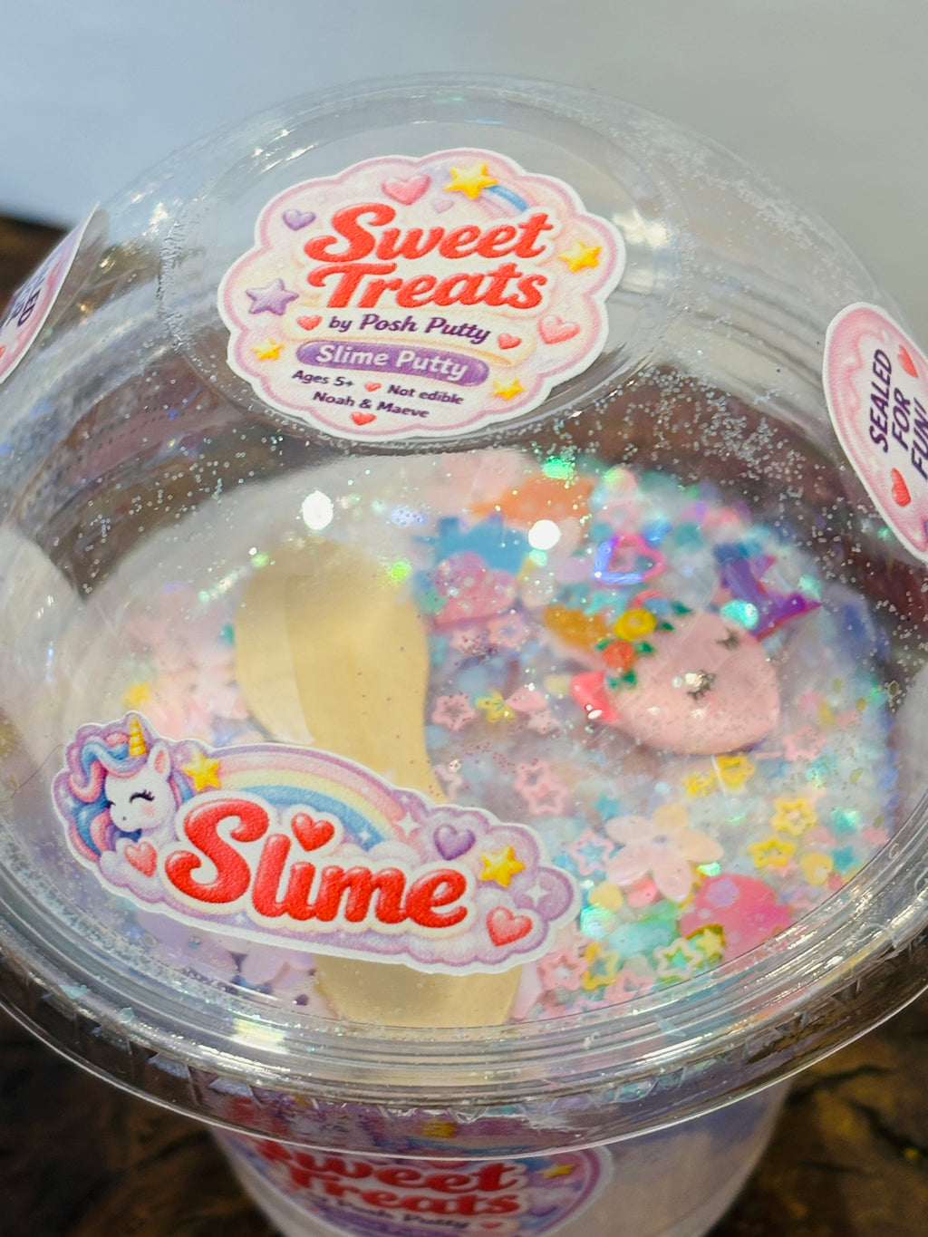 Posh Putty, Sweet Treats, Slime Putty-Pink