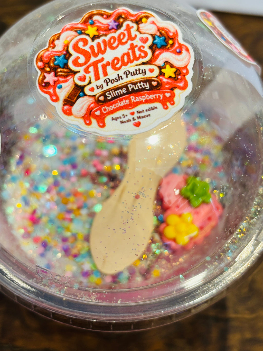 Posh Putty, Sweet Treats, Slime Putty, Chocolate Raspberry