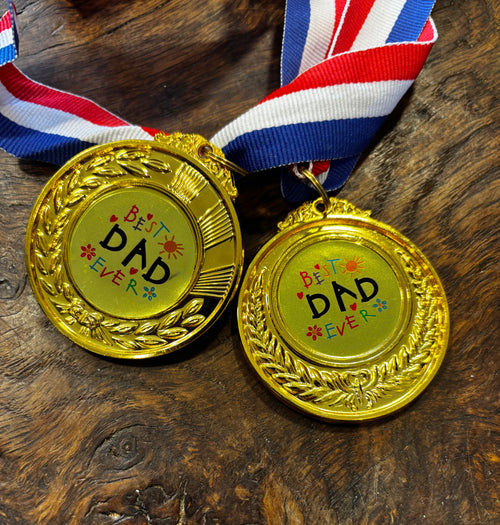 Best Dad Ever Medal