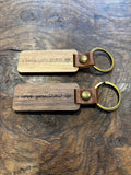 Wooden Dad Keyring