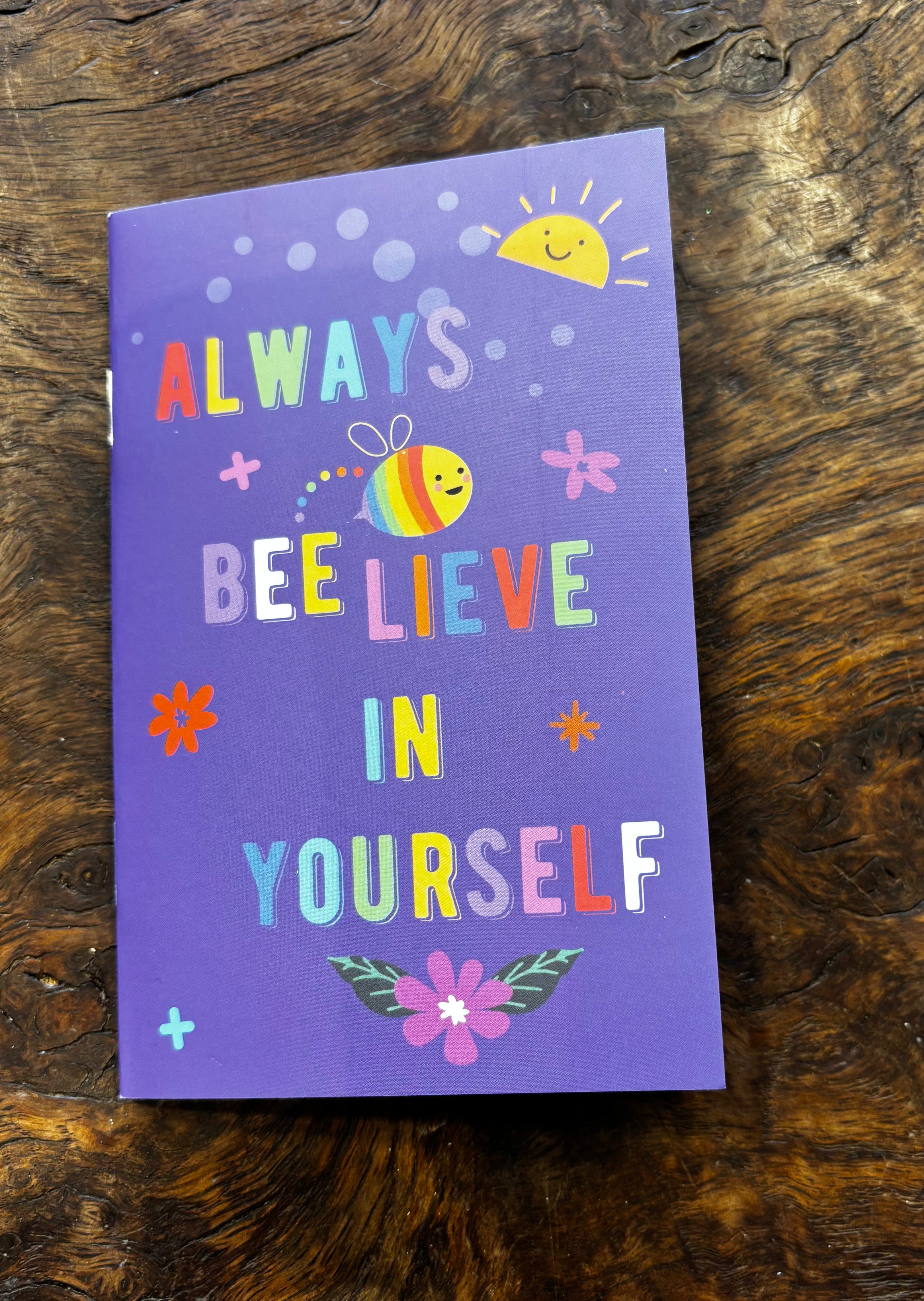 Mini Notebook, Always BeeLieve In Yourself