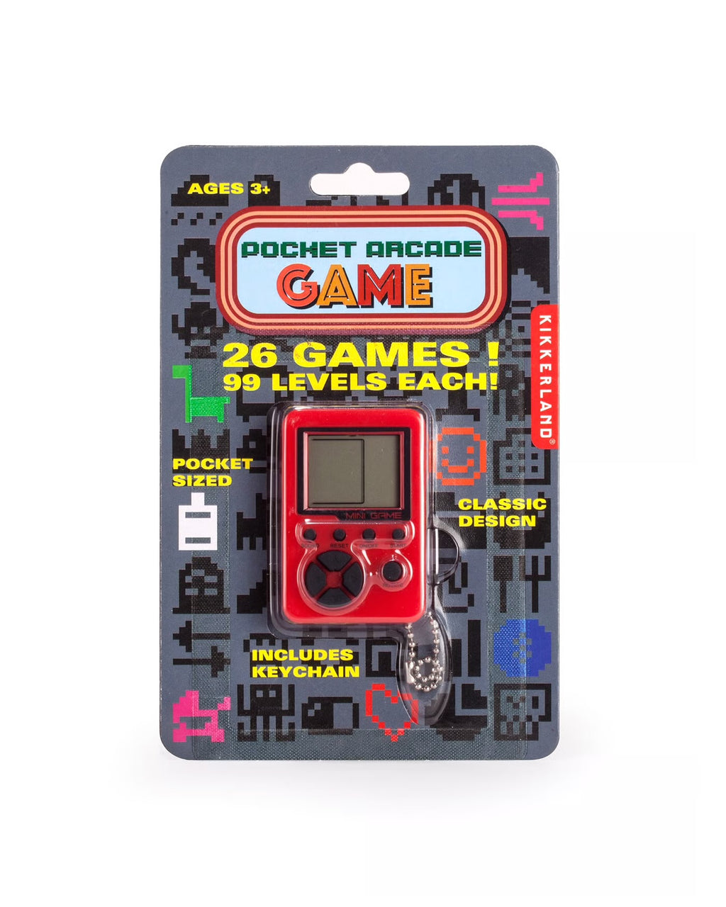 Kikkerland Pocket Arcade Game
