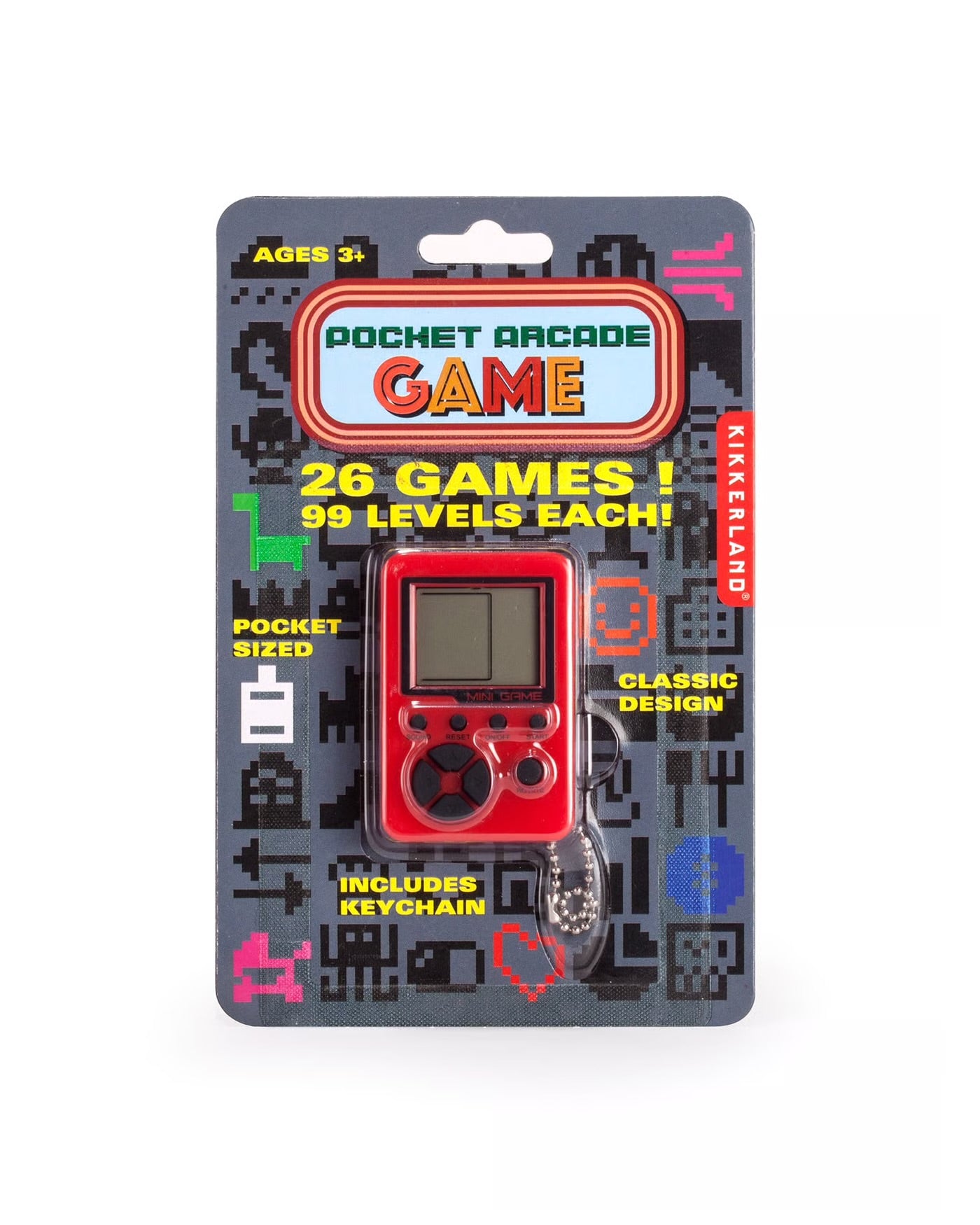 Kikkerland Pocket Arcade Game