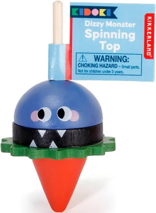 Kikkerland Monster Spinning Top