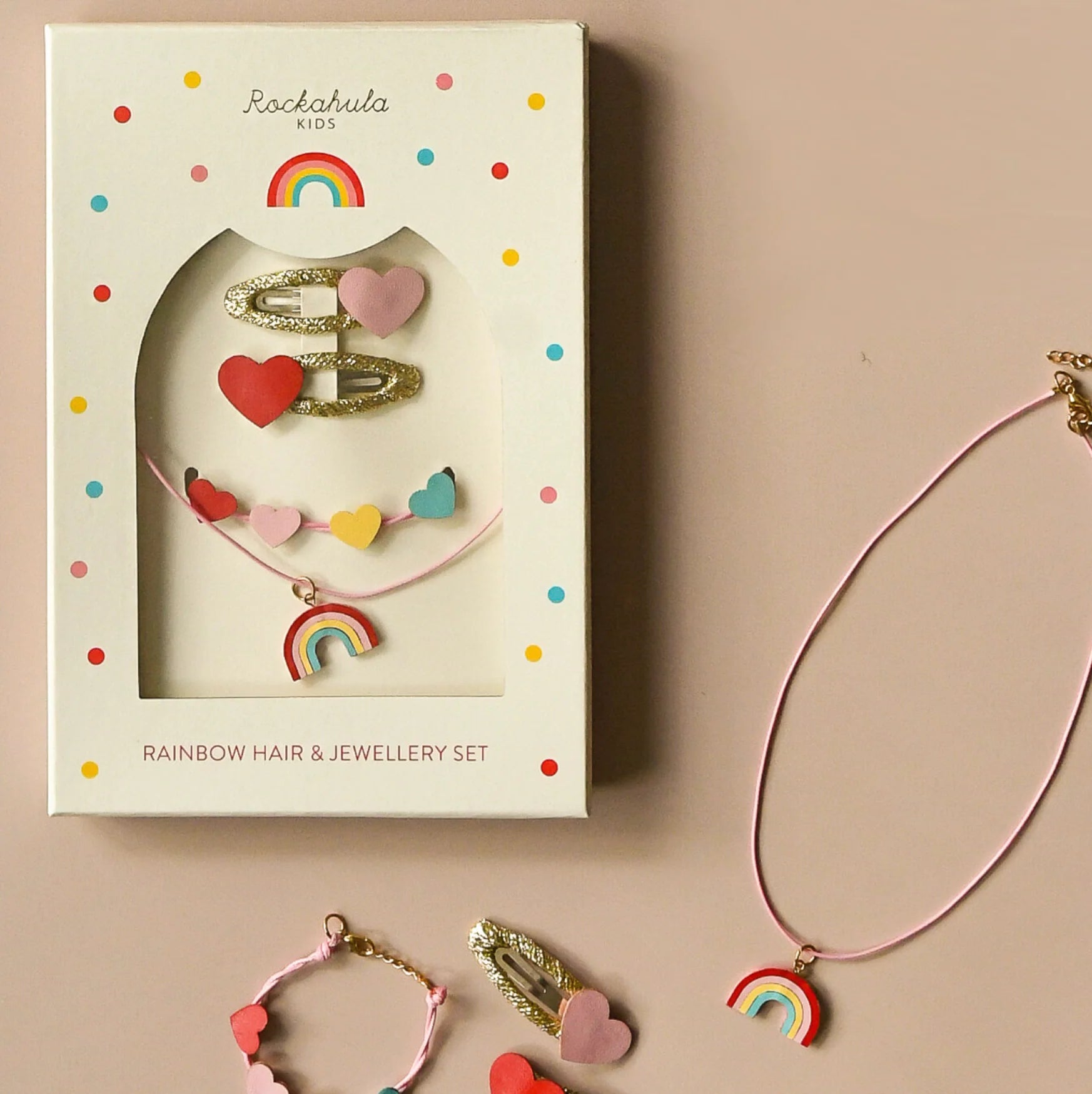 Rockahula Vintage Rainbow Hair & Jewellery Set
