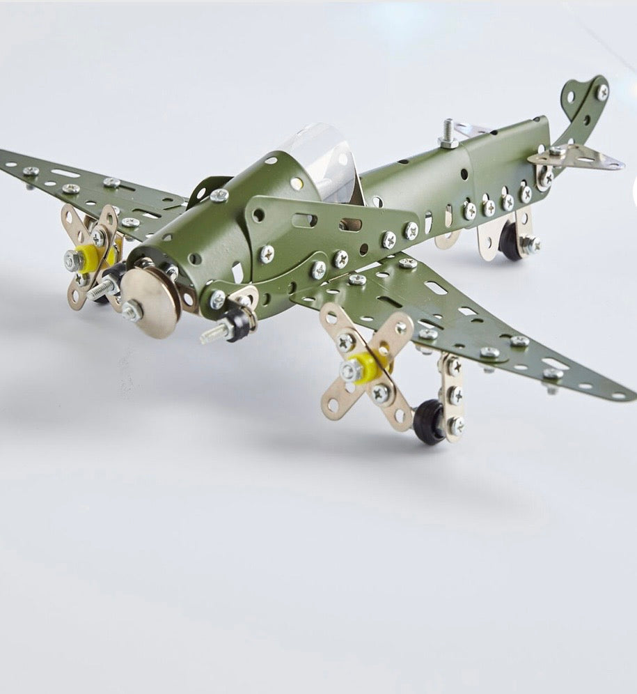 Gift in a tin Fighter Plane construction kit