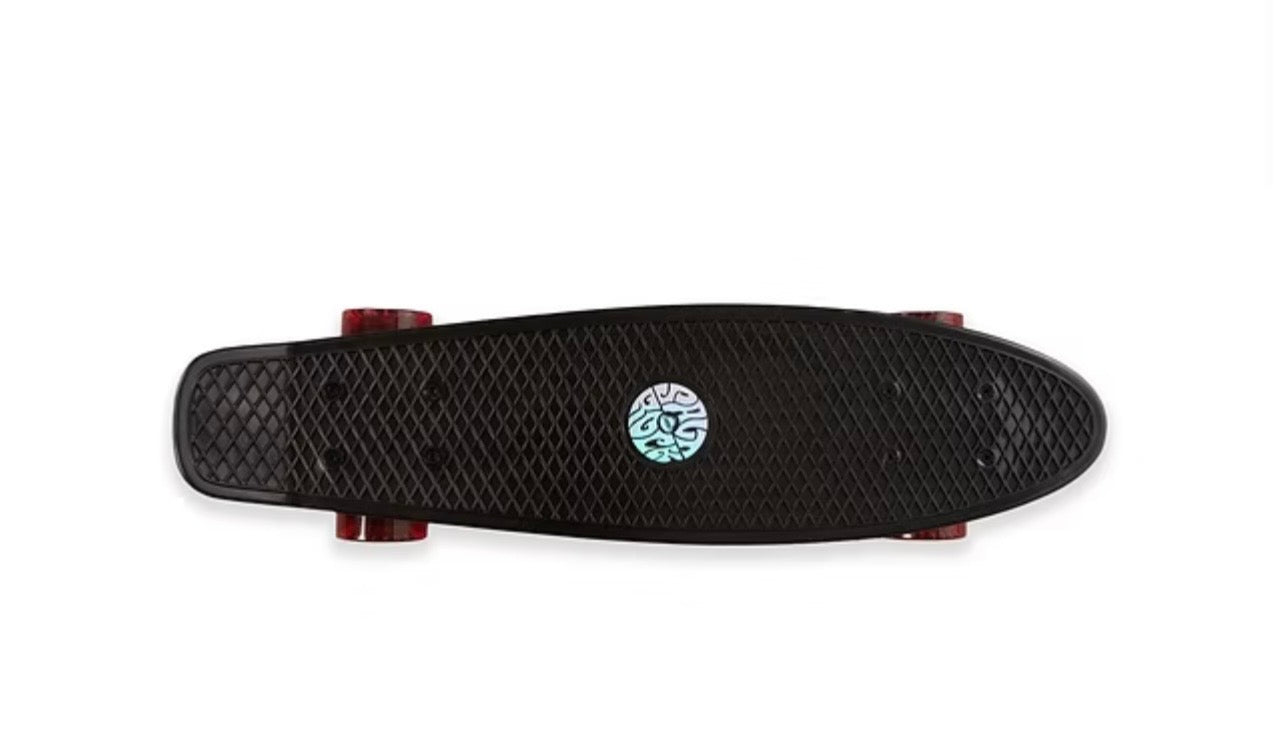 Saltrock Retro Ride Mini Cruiser Skateboard Black