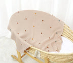 Knitted Baby Blanket-Cream
