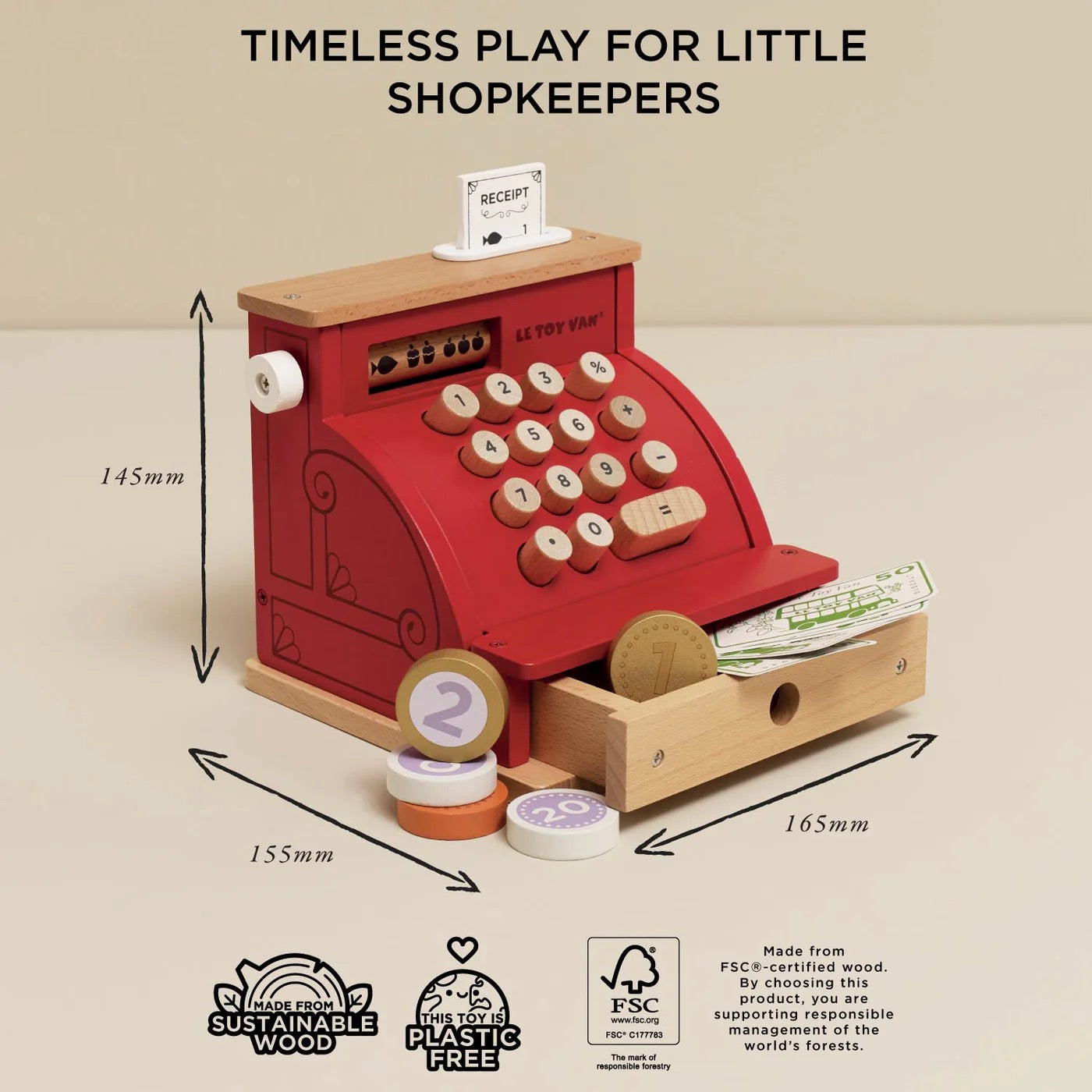 Le Toy Van Cash Register