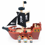 Tender Leaf Wooden Fishbones Pirate Ship