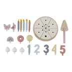 Little Dutch Pink wooden Birthday Cake