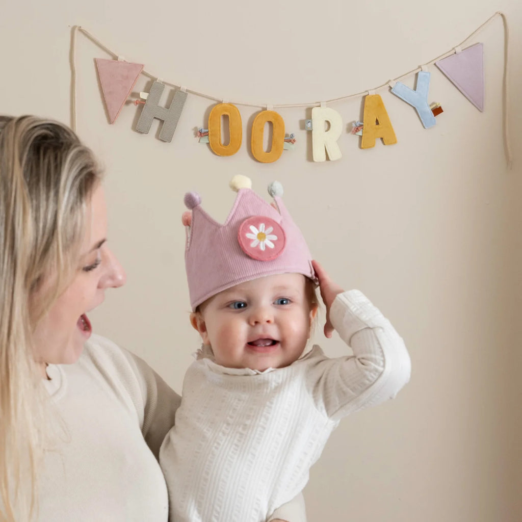 Little Dutch Birthday Crown Pink or Blue