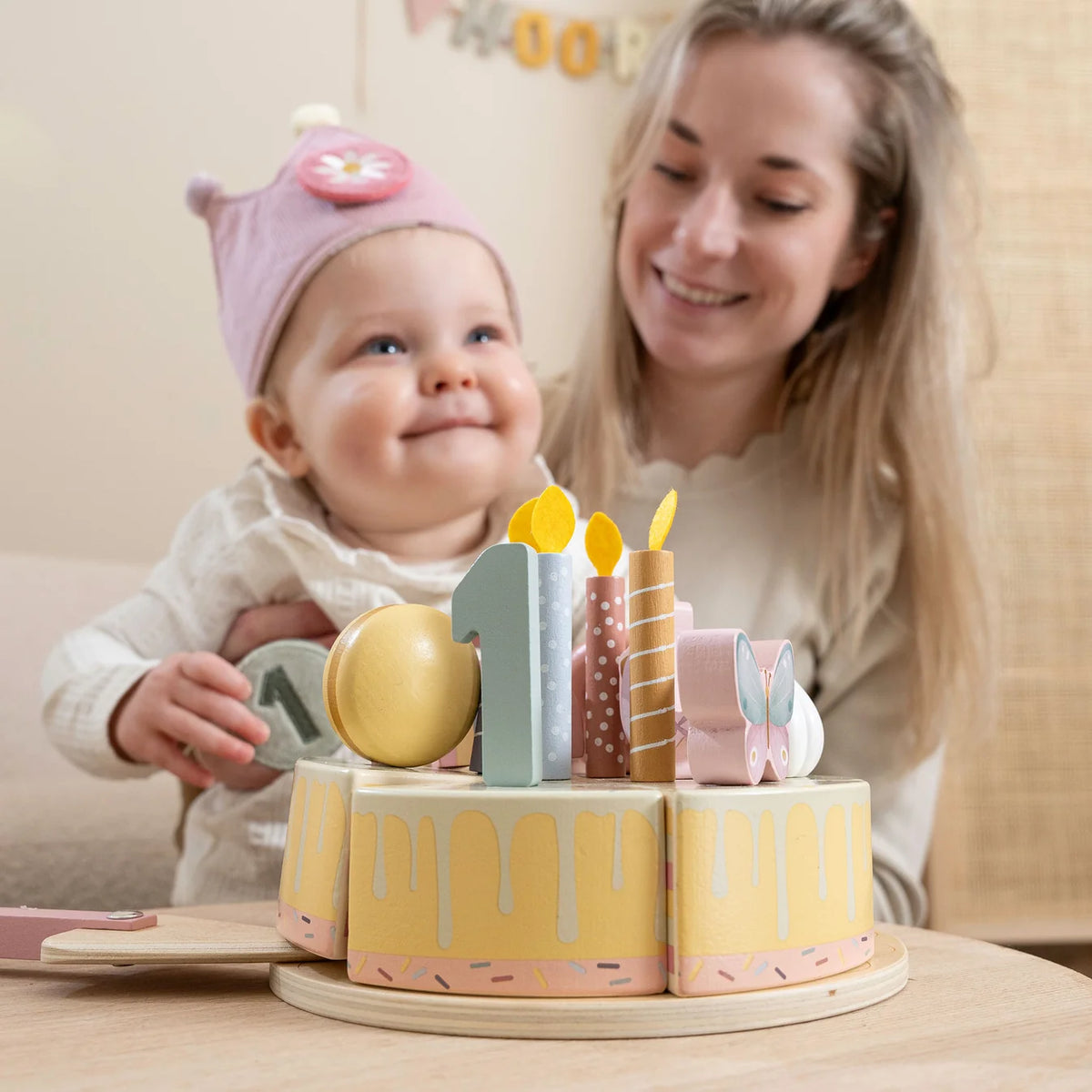 Little Dutch Birthday Crown Pink or Blue