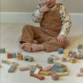 Little Dutch Wooden Building Blocks Safari Friends