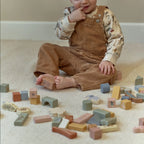 Little Dutch Wooden Building Blocks Safari Friends