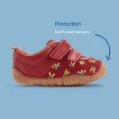 Start-Rite Smile Red Leather, Diggers