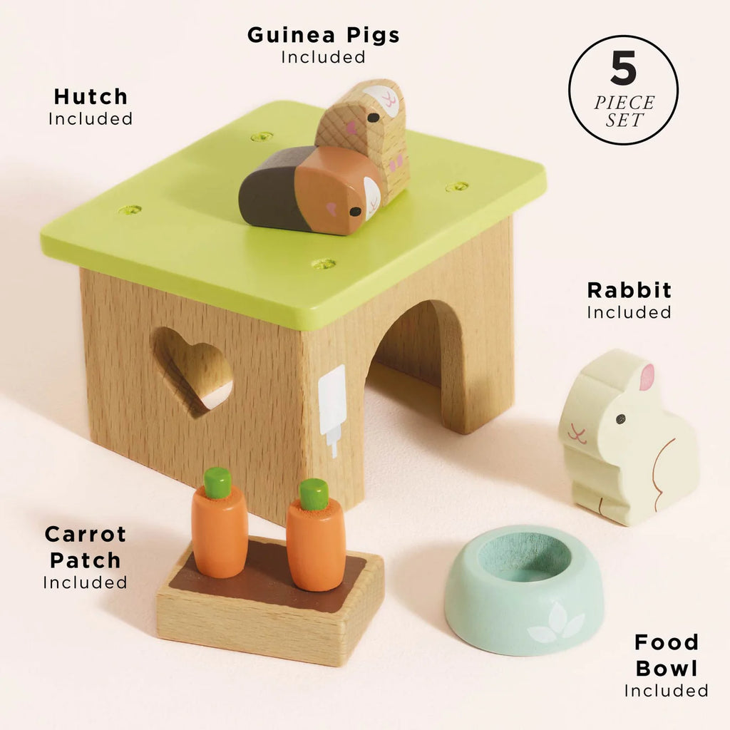 Le Toy Van Bunny and Guinea Doll House Set