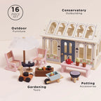 Le Toy Van Wooden Dolls House Conservatory