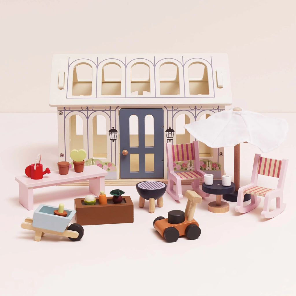 Le Toy Van Wooden Dolls House Conservatory