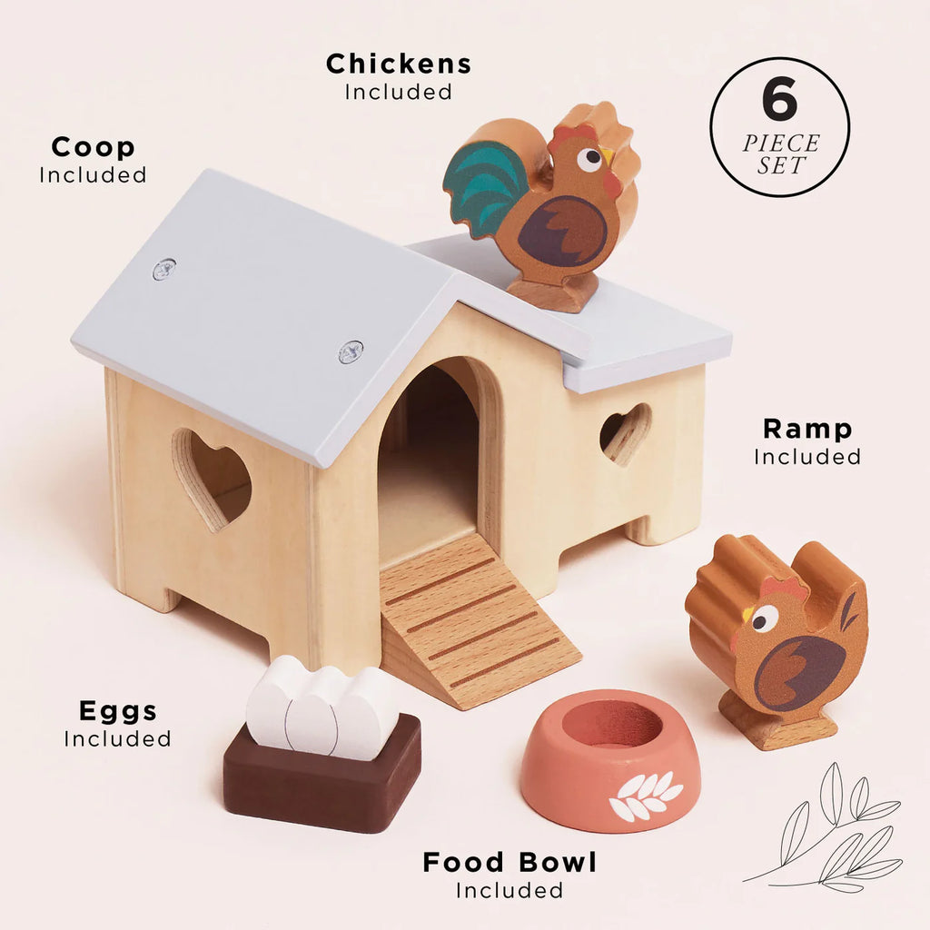 Le Toy Van Wooden Chicken Coop Playlet