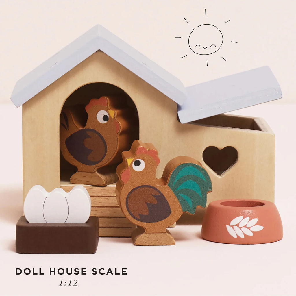 Le Toy Van Wooden Chicken Coop Playlet