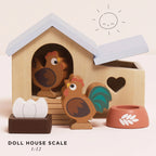 Le Toy Van Wooden Chicken Coop Playlet