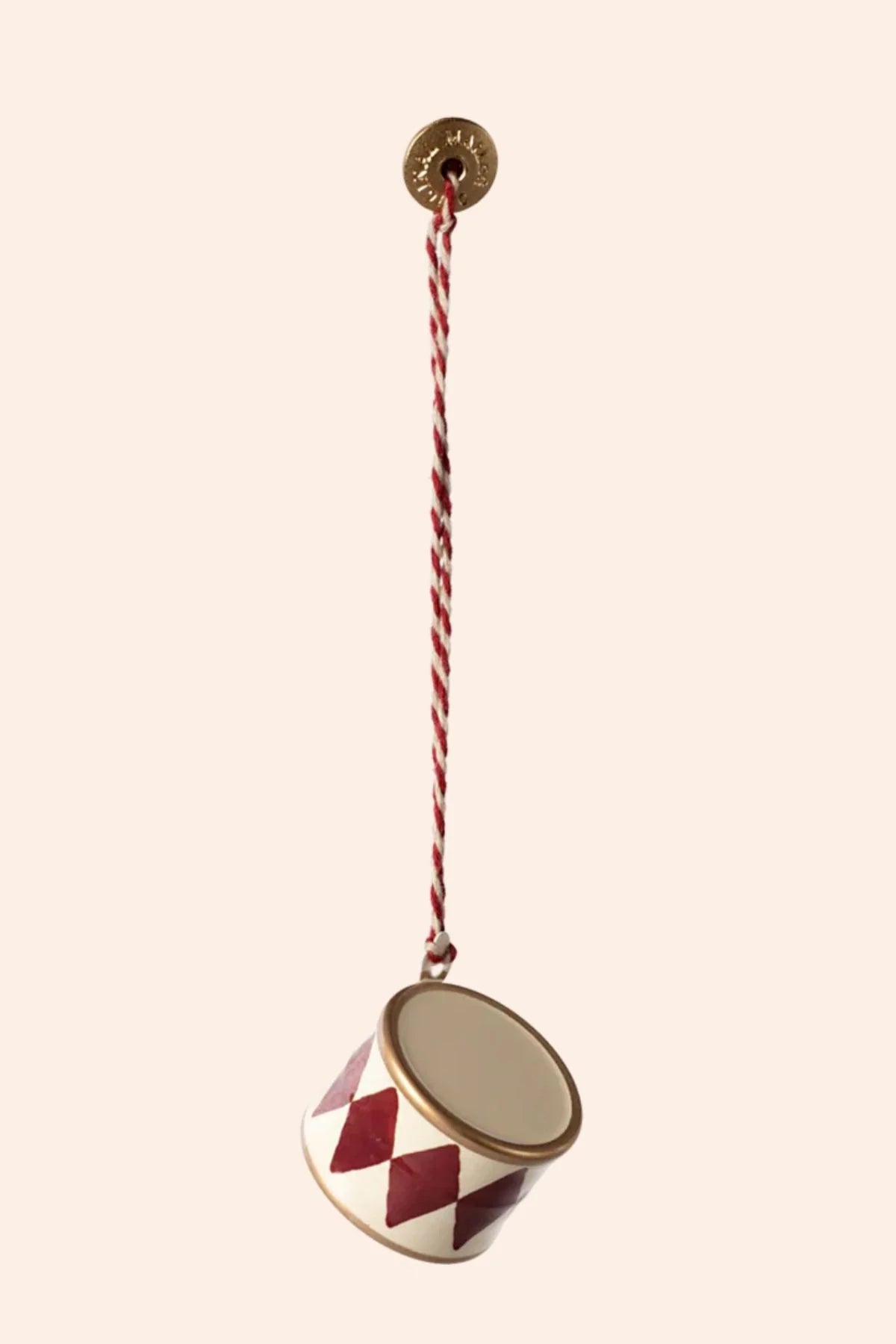 Maileg Metal Christmas Drum Ornament
