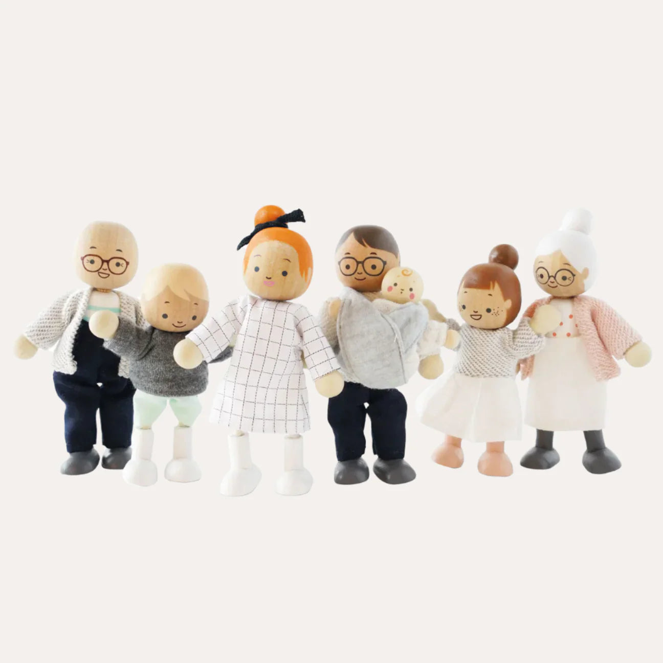 Le Toy Van Wooden Dolls House Family