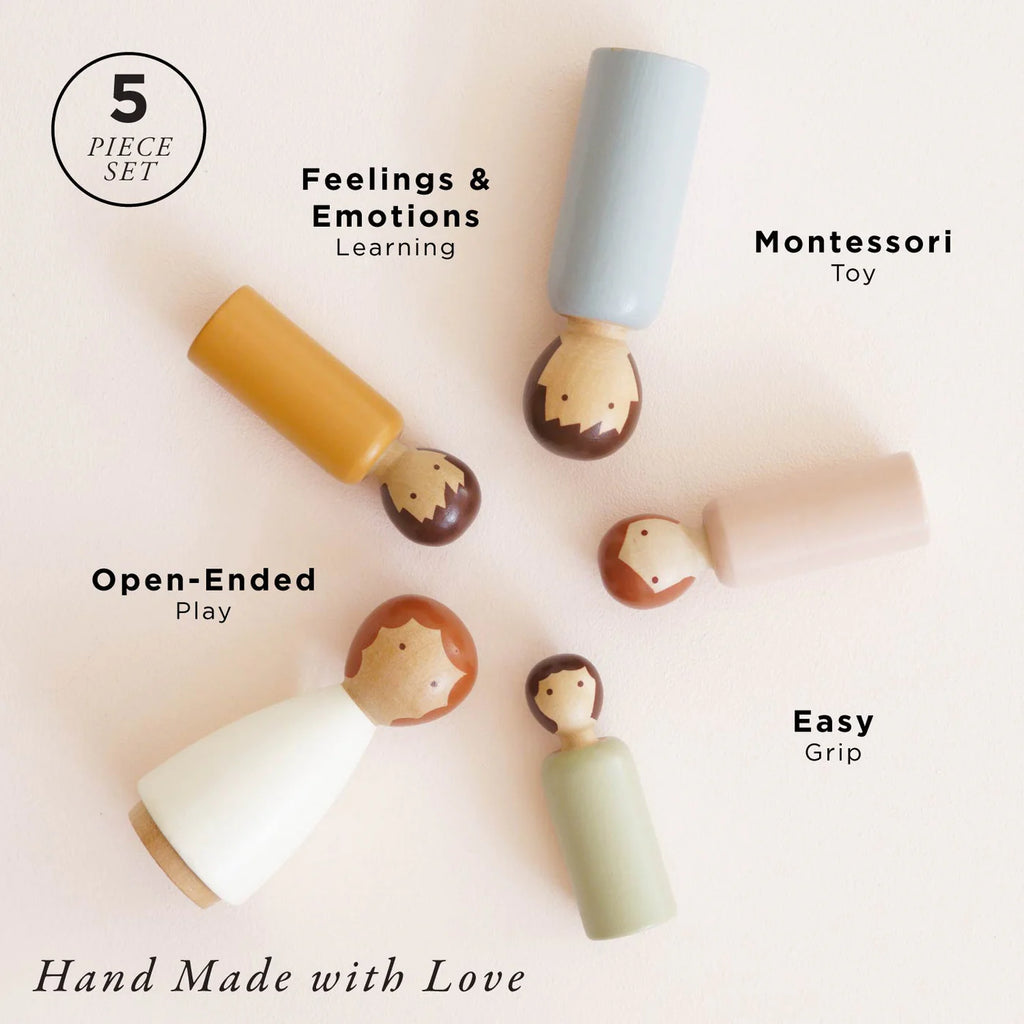 Le toy Van Dubois Wooden Family Dolls