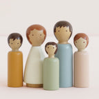 Le toy Van Dubois Wooden Family Dolls