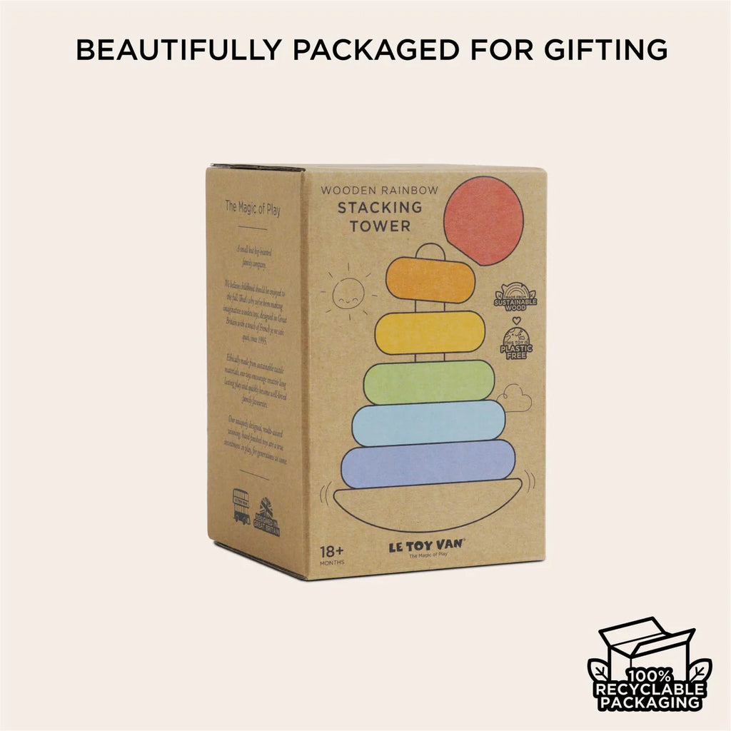 Le Toy Van Rainbow Stacking Tower