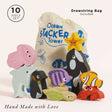 Le Toy Van, Ocean Stacking Animas & Bag