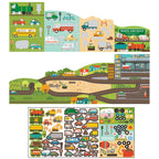 Petit Collage Roads & Rails Sticker Activity Set