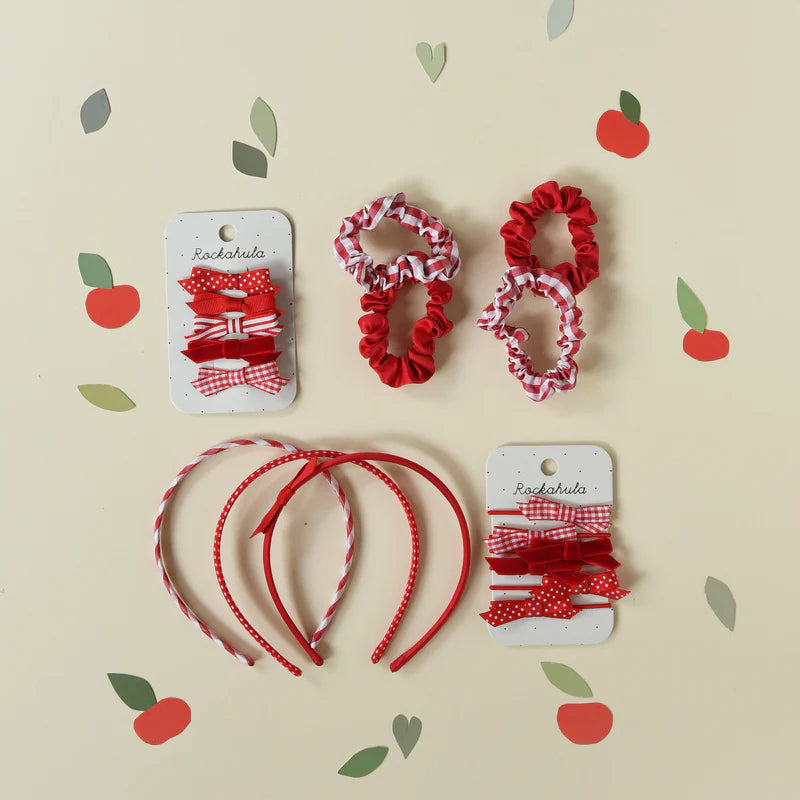 Rockahula School headband set of 3 red