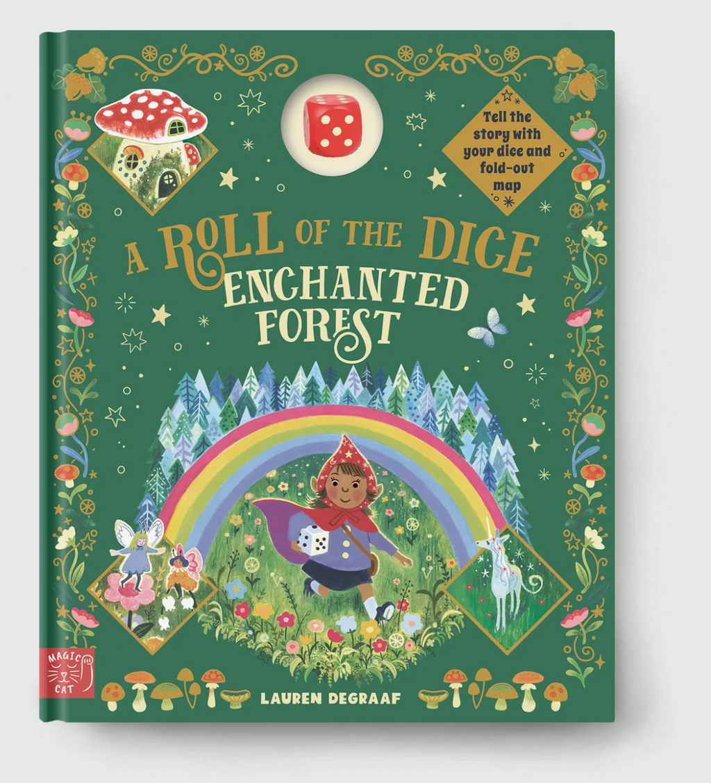 Magic cat a roll of the dice enchanted forest