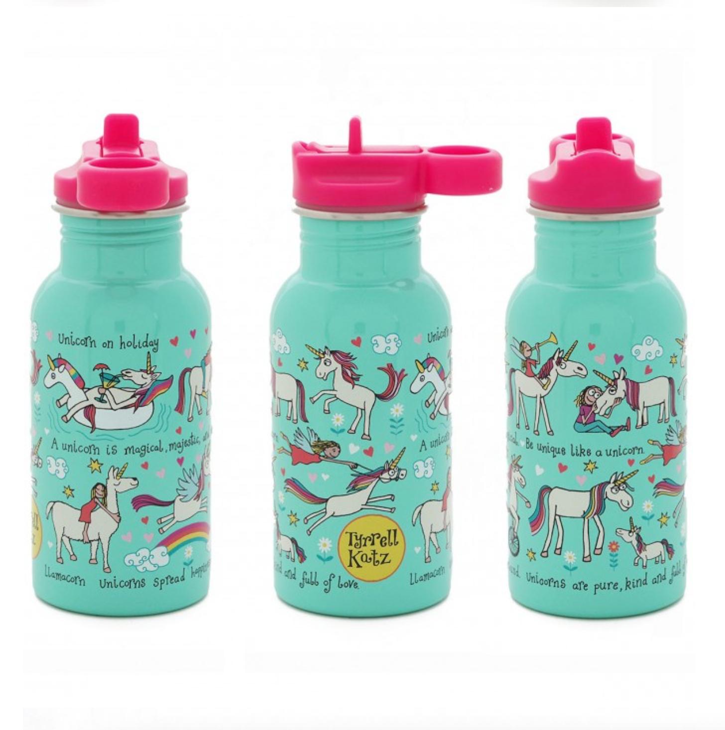 Tyrrell Katz unicorn water bottle