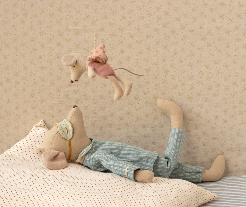 Maileg Fairy Mouse Little Sister in Rose