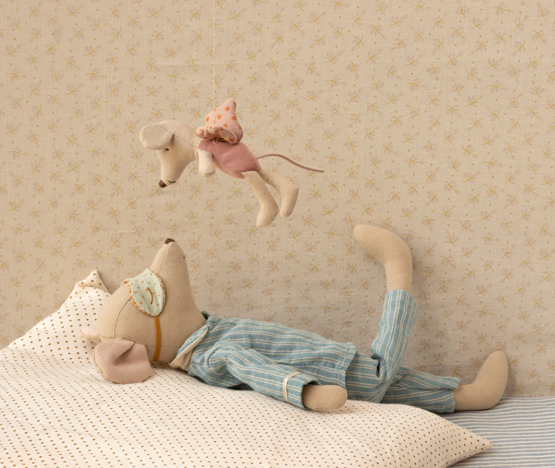 Maileg Fairy Mouse Little Sister in Rose