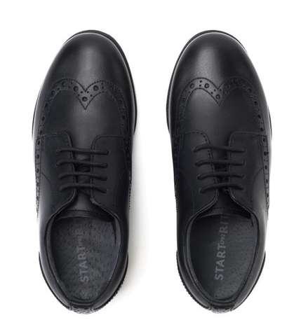 Start-Rite Brogue Pri Black Leather
