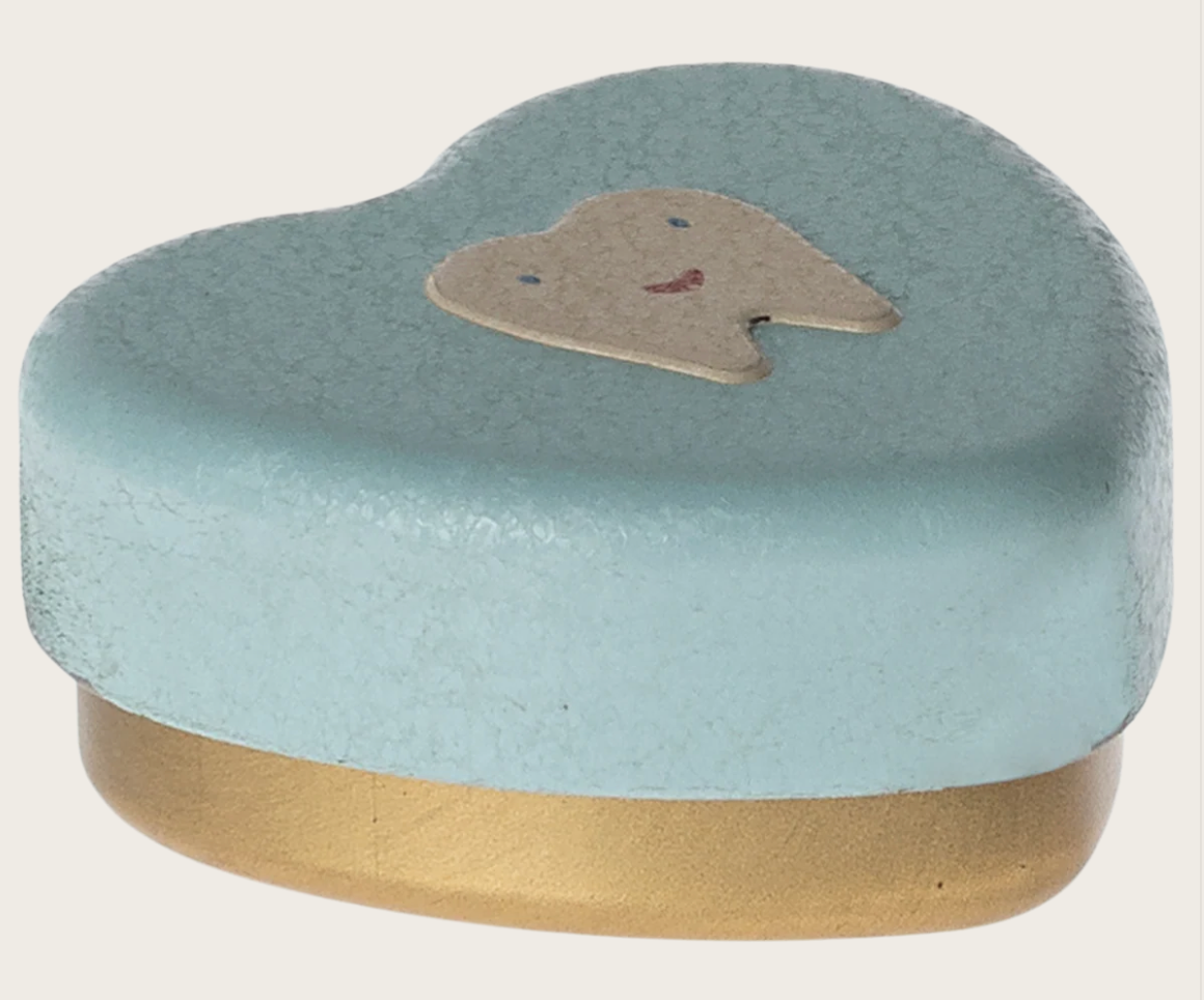 Maileg tooth tin small in mint