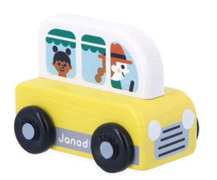 Janod assorted wooden cars