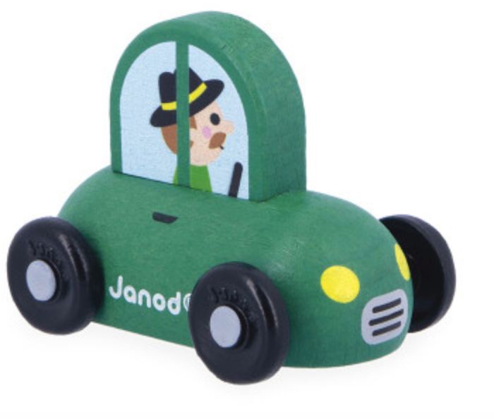Janod assorted wooden cars