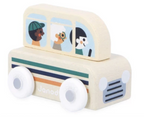 Janod assorted wooden cars