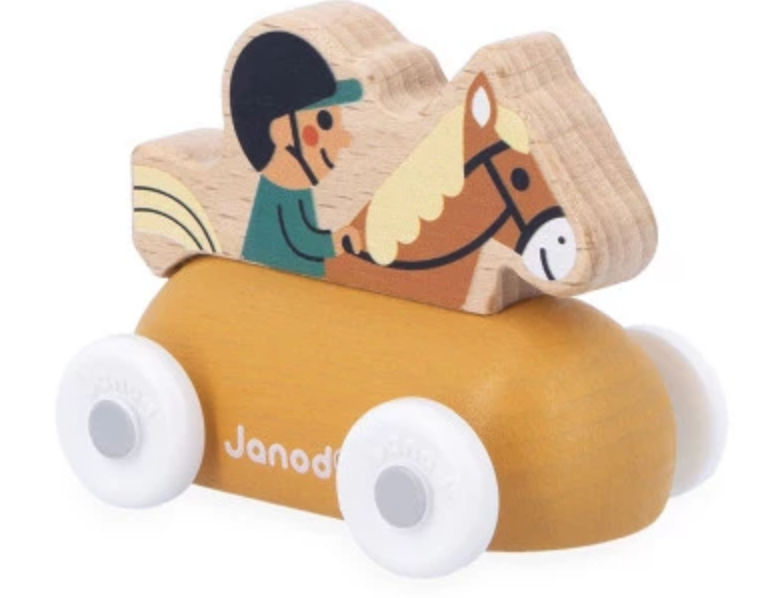 Janod assorted wooden cars